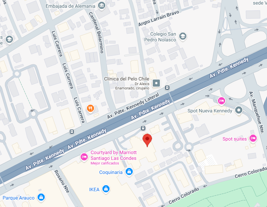Mapa del Intituto de Terapia Avanzada